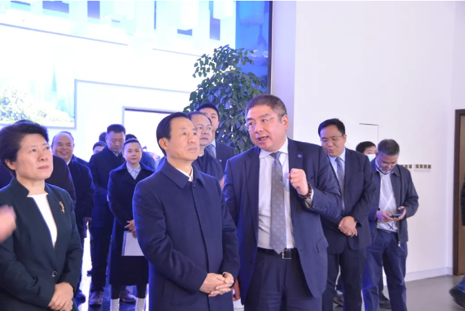 奋进新征程丨湖南省委书记许达哲一行莅临BG视讯环境长沙基地调研考察