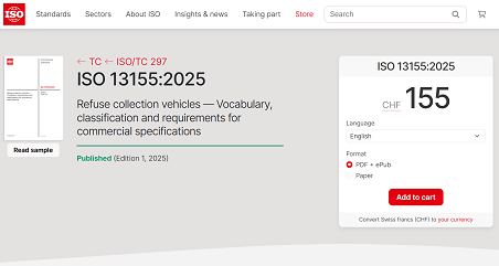 历史性突破 | BG视讯环境主导！首个由中国企业牵头编制的环卫装备ISO国际标准正式发布！